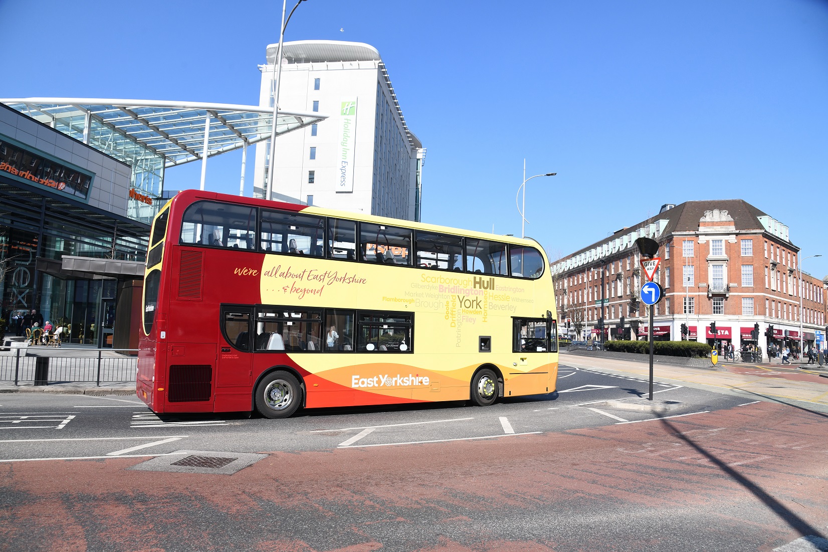 Bus in Hull City Centre